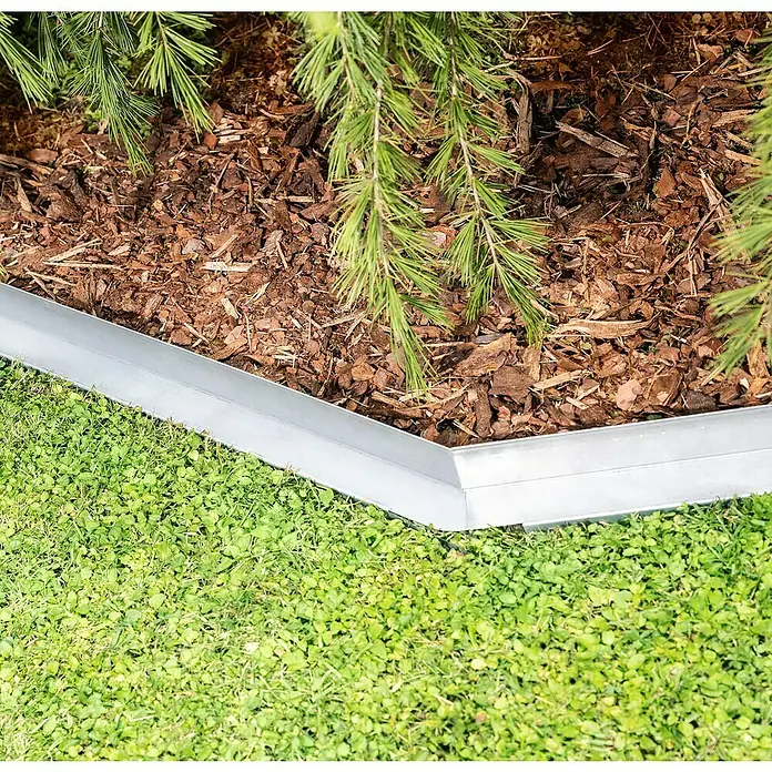 Windhager Rasenkante Easycut - L x B x H: 80 x 0,4 x 11 cm, Stahl, Verzinkt - Beetbegrenzung aus Metall, die Gartenbereiche sauber trennt. Sie bietet eine dauerhafte und optisch ansprechende Lösung für den Garten.
