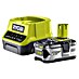 Ryobi ONE+ Accu en lader RC18120-140 starterset 