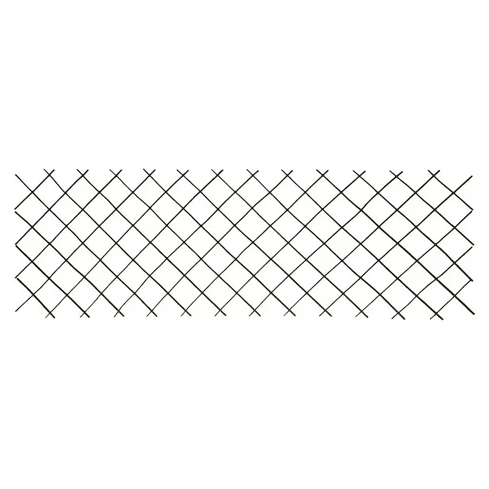 Windhager Wandspalier Weide - B x H: 180 x 60 cm, Weide - Rostfarbenes Metallgitter mit Rautenmuster. Ideal als dekoratives Element oder als Schutzgitter geeignet.