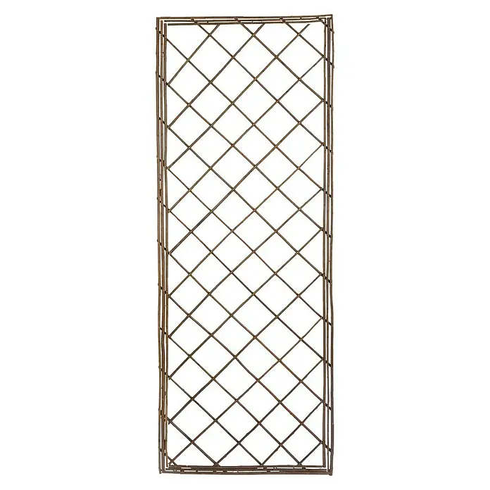 Windhager Rankgitter Weide Rechteck - B x H: 55 x 150 cm, Rechteckig, Holz - Holzgitter für Garten oder Terrasse. Das dekorative Gitter aus Holz bietet einen natürlichen Sichtschutz und Struktur für den Außenbereich.