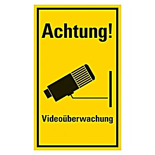 Pickup Hinweisschild (L x B: 25 x 15 cm, Videokamera)
