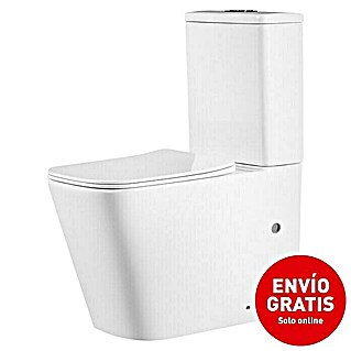 Pack de WC Ronda (Sin borde de descarga, Blanco)