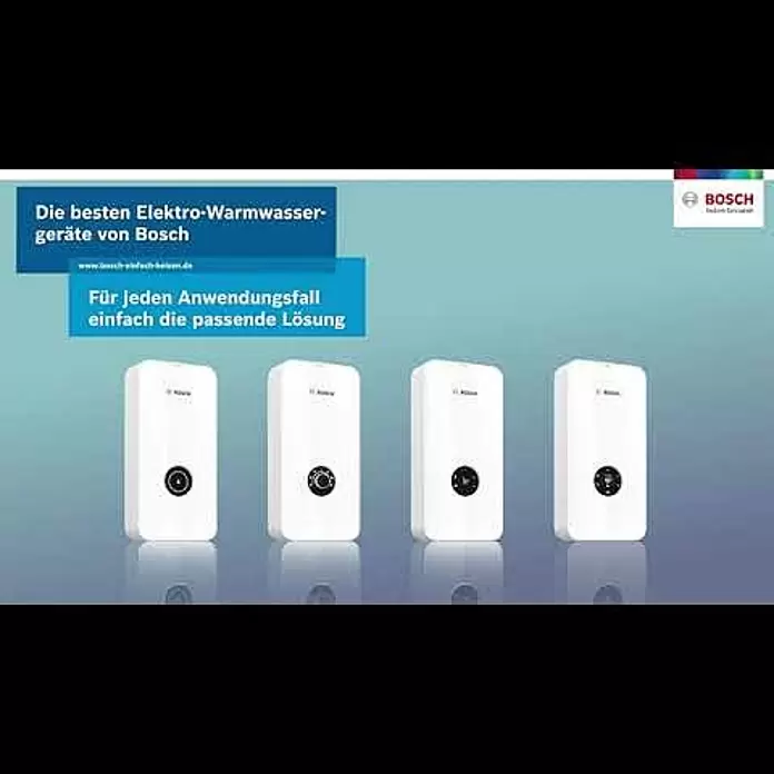 Bosch Durchlauferhitzer Tronic Line - 15/18/21 kW, Elektronisch, Geschlossen - Einfach ein modernes Design: Die neuen elektronischen Durchlauferhitzer von Bosch