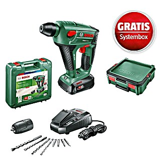 Bosch Power for All 18V Maschinenpaket (Akku-Bohrhammer Uneo Maxx (1 Akku) + gratis Systembox)