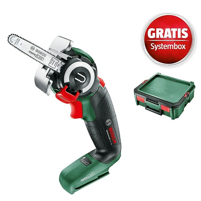 Bosch Power for All 18V Maschinenpaket (NanoBlade-Säge AdvancedCut 18 (ohne Akku) + gratis Systembox) | BAUHAUS