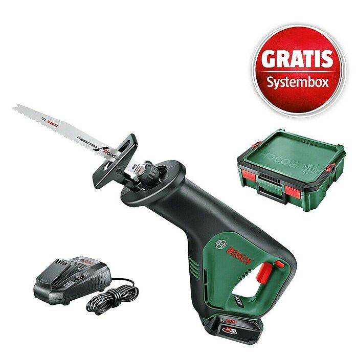 Bosch Power for All 18V Maschinenpaket (Akku-Säbelsäge AdvancedRecip 18 (1 Akku) + gratis Systembox) | BAUHAUS