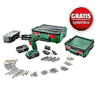 Bosch Power for All 18V Maschinenpaket (Akku-Schlagbohrschrauber PSB 1800 LI-2 + gratis Systembox)