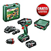 Bosch Power for All 18V Maschinenpaket (Akku-Bohrschrauber AdvancedDrill 18 (2 Akkus) + gratis Systembox) | BAUHAUS