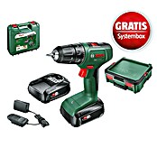 Bosch Power for All 18V Maschinenpaket (Akku-Bohrschrauber EasyDrill 18V-40 (2 Akku) + gratis Systembox) | BAUHAUS