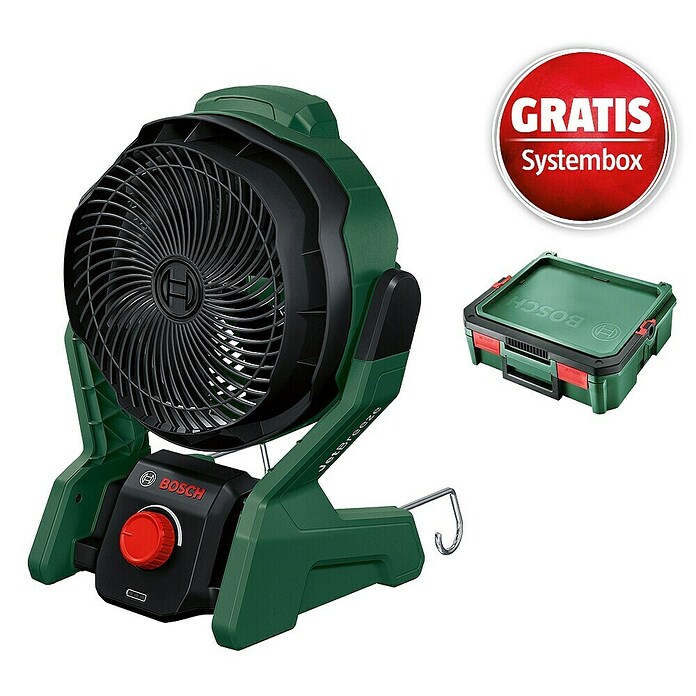 Bosch Power for All 18V Maschinenpaket (Akku-Ventilator UniversalFan 18V-1000 (ohne Akku) + gratis Systembox) | BAUHAUS