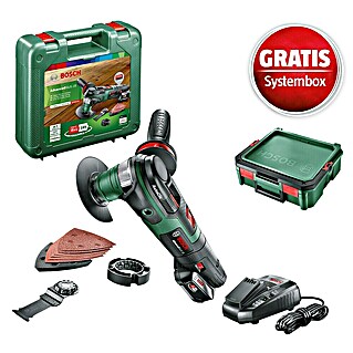 Bosch Power for All 18V Maschinenpaket (Akku-Multifunktionswerkzeug AdvancedMulti 18 (1 Akku) + gratis Systembox)