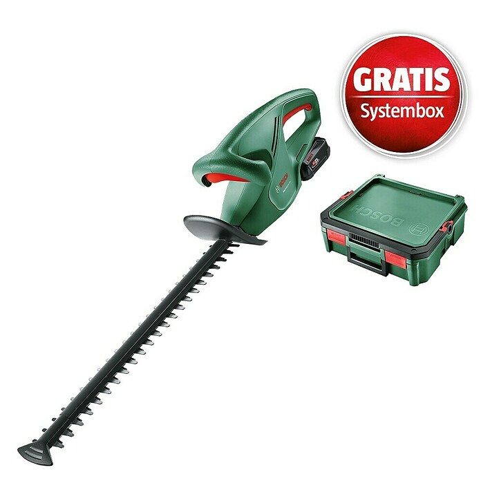 Bosch Power for All 18V Maschinenpaket inkl. Akku-Kit (Akku-Heckenschere EasyHedgeCut 18V-52-13 & gratis Systembox) | BAUHAUS