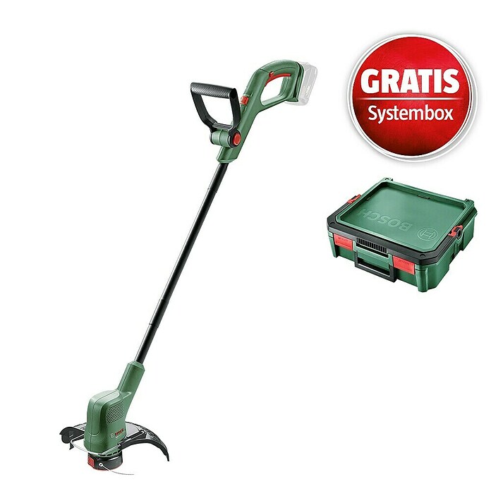 Bosch Power for All 18V Maschinenpaket (Akku-Rasentrimmer EasyGrassCut 18V-26 & gratis Systembox) | BAUHAUS