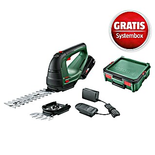 Bosch Power for All 18V Maschinenpaket inkl. Akku-Kit (Akku-Gras- & Strauchschere AdvancedShear 18V-10 & gratis Systembox)