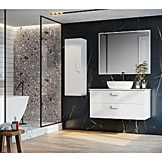 Mueble de lavabo Sofia 2C (L x An x Al: 46 x 120 x 50 cm, Blanco mate)