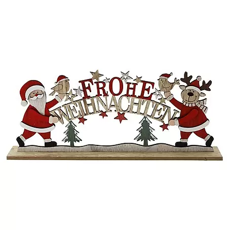 Dekoartikel Schriftzug Frohe Weihnachten