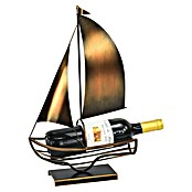 Dekoelement Weinhalter Schiff (Höhe: 45 cm, Bronze) | BAUHAUS