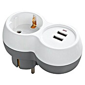 Strujni razdjelnik + USB  (Plastika) | BAUHAUS