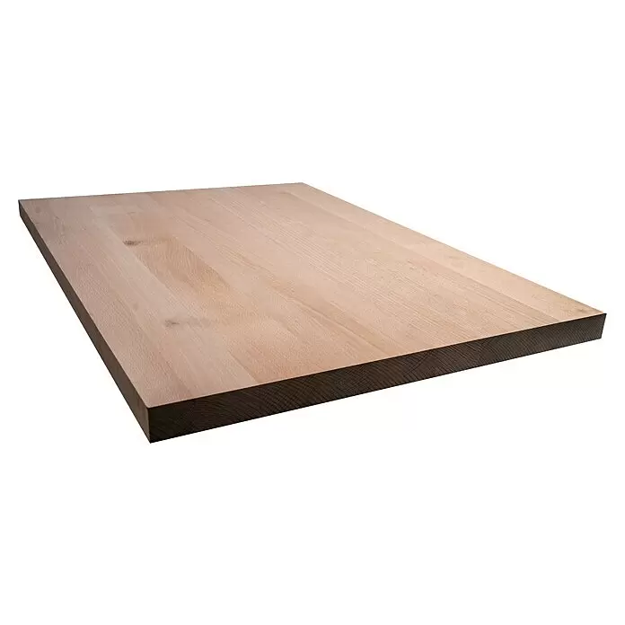 Leimholzplatte Treppenstufe - Buche, Qualitätsstufe Leimholzplatte: A/B, 900 x 650 x 40 mm - Massive helle Buchenholzplatte für Arbeitsplatten oder Möbel.