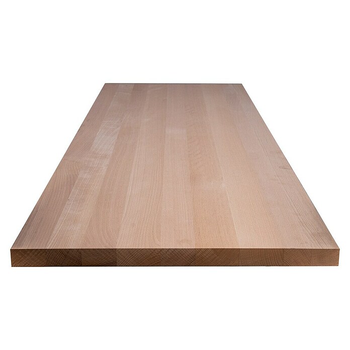 Leimholzplatte Treppenstufe (Buche, Qualitätsstufe Leimholzplatte: A/B, 1 600 x 650 x 40 mm) | BAUHAUS