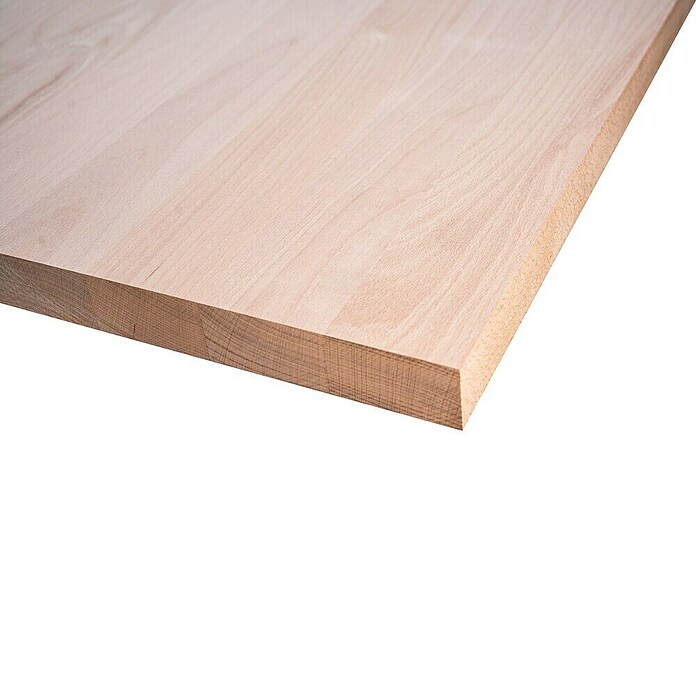Leimholzplatte Treppenstufe (Buche, Qualitätsstufe Leimholzplatte: A/B, 2 000 x 650 x 40 mm) | BAUHAUS