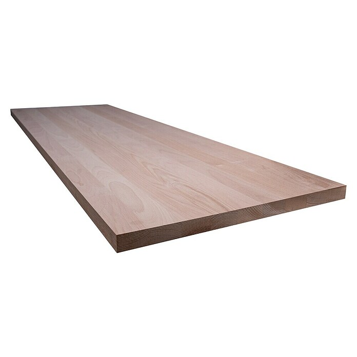 Leimholzplatte Treppenstufe (Buche, Qualitätsstufe Leimholzplatte: A/B, 2 000 x 650 x 40 mm) | BAUHAUS