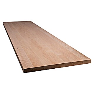 Leimholzplatte Treppenstufe (Buche, Qualitätsstufe Leimholzplatte: A/B, 2 400 x 650 x 40 mm)