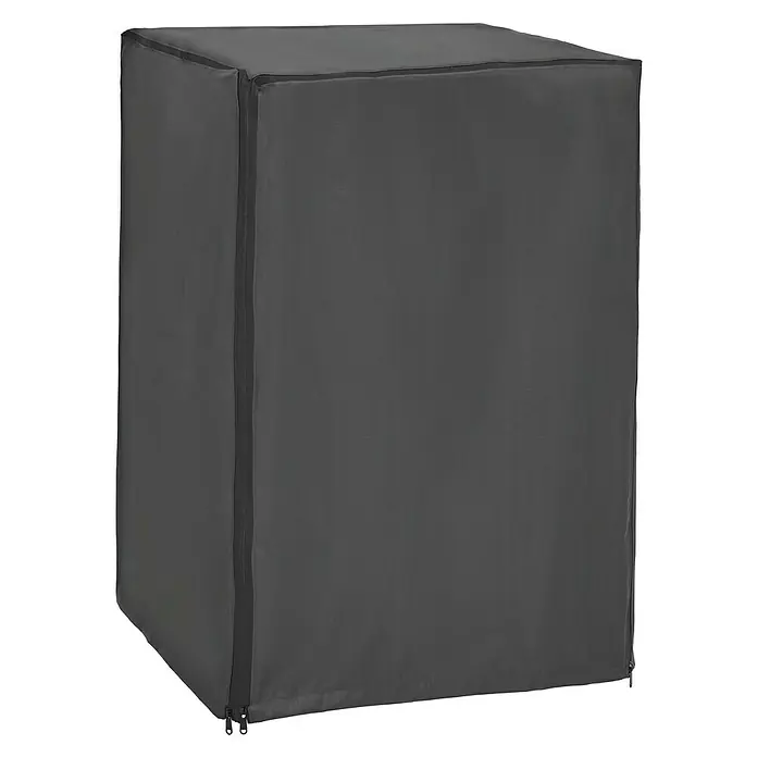 SENSUM Grill-Schutzhülle Quad Fridge - Passend für: Kingstone Grillküchen-Modul The Quad Fridge, Kunststoff - Graue Schutzhülle mit Reißverschluss, ideal für den Schutz von Gegenständen im Außenbereich vor Witterungseinflüssen und Staub.