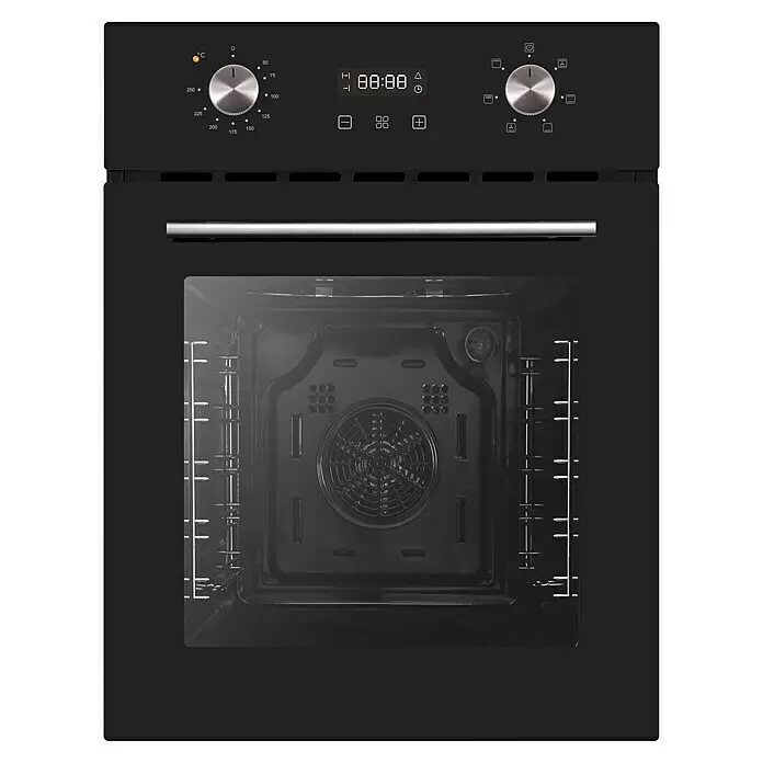 PKM Einbaubackofen EBO6-45Anzahl Beheizungsarten: 6 Stk., Volumen Backofen: 50 l, Schwarz
