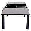 Sunfun Maja Gartentisch Stone (L x B x H: 300 x 100 x 74 cm, Tischplatte aus Stein, Ausziehbar, Night-Grey) | BAUHAUS