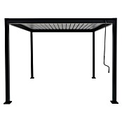 Sunfun Milos Paviljon z lamelami  (Š x G: 294 x 294 cm, Barva ogrodja: Antracit, Aluminij) | 8298 - Gartenzelte/Pavillons | ICFA - Sonnenschutz | ICF - Sonnenschutz | IC - Freizeit im Garten | I - Stadtgarten | BAUHAUS