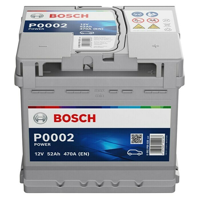 Bosch Autobatterie SLI 52Ah 470A (Typ Autobatterie: Blei-Säure, 12 V, 52 Ah) | BAUHAUS