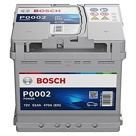Bosch Autobatterie SLI 52Ah 470A (Typ Autobatterie: Blei-Säure, 12 V, 52 Ah)