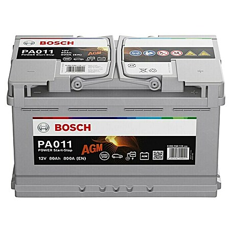 Bosch Autobatterie AGM 80Ah 800A (Typ Autobatterie: AGM, 12 V, 80 Ah)