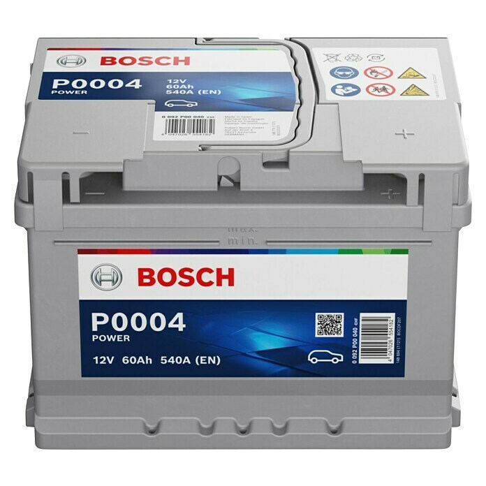 Bosch Autobatterie SLI 60Ah 540A (Typ Autobatterie: Blei-Säure, 12 V, 60 Ah) | BAUHAUS