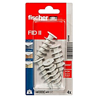 Fischer Isolatiepluggen FID II K (Ø x l: 18 x 50 mm, Kunststof, 4 st.)