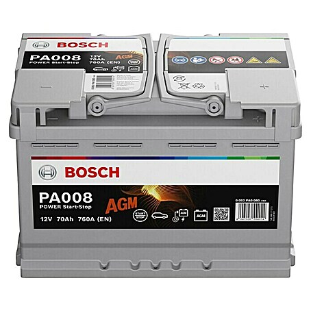Bosch Autobatterie AGM 70Ah 760A (Typ Autobatterie: AGM, 12 V, 70 Ah)