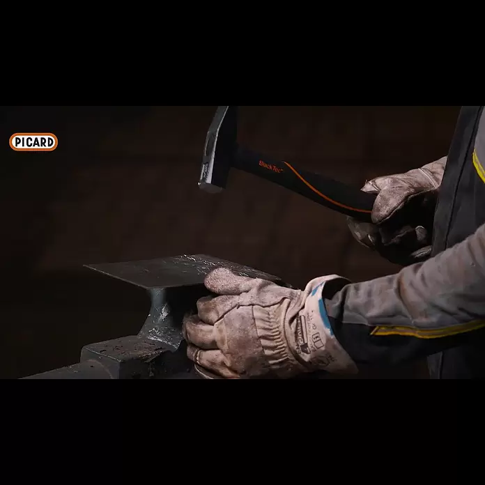 Picard Schlosserhammer BlackTec® - Gewicht Kopf: 300 g, Glasfaserverstärkter Kunststoff (GfK) - PICARD Schlosserhammer BlackTec Nr. 327