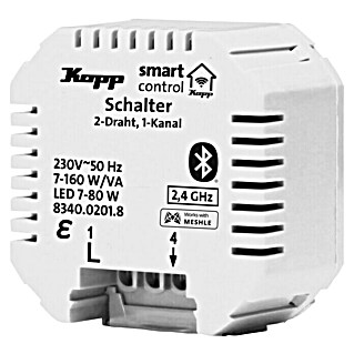 Kopp Actuator Smart-control 2-draads (Geschikt voor: Radio, Wit)