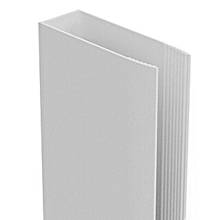 GME Perfil de ajuste a pared (Altura: 150 cm, Blanco)