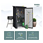 Hoggar Geräteschrank Sansa (L x B x H: 99 x 104 x 160 cm, Anthrazit) | BAUHAUS