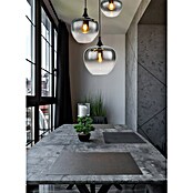 Globo Pendelleuchte Maxy (40 W, Ø x H: 48 x 120 cm, 3-Strahlig, Rauchfarben/ Schwarz, E27) | BAUHAUS