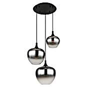 Globo Pendelleuchte Maxy (40 W, Ø x H: 48 x 120 cm, 3-Strahlig, Rauchfarben/ Schwarz, E27) | BAUHAUS