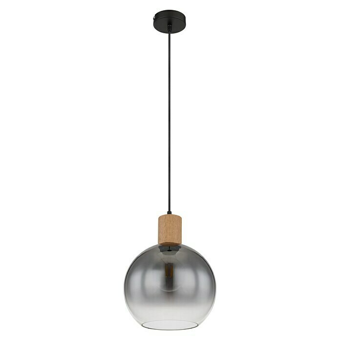 Globo Pendelleuchte Moitas (40 W, Ø x H: 250 x 1 200 mm, Schwarz, E27) | BAUHAUS