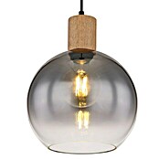 Globo Pendelleuchte Moitas (40 W, Ø x H: 250 x 1 200 mm, Schwarz, E27) | BAUHAUS