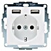 Kopp Wandcontactdoos met USB Athenis 
