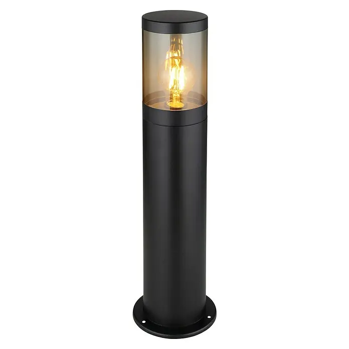 Globo Außenwegeleuchte Xeloo - Ø x H: 14 x 500 cm, Schwarz, E27 - Elegante schwarze Gartenleuchte mit warmem Licht. Ideal für stimmungsvolle Beleuchtung im Außenbereich.
