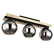 Globo Lámpara colgante Conni (25 W, Negro mate, E27, L x An x Al: 85 x 15 x 20,5 cm) | BAUHAUS