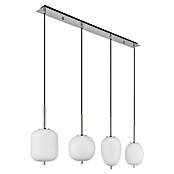 Globo LED-Pendelleuchte Blacky I (40 W, Anzahl Leuchtmittel: 4 Stk., L x B x H: 110 x 18,5 x 120 cm, E14, Weiß) | BAUHAUS