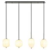 Globo LED-Pendelleuchte Blacky I (40 W, Anzahl Leuchtmittel: 4 Stk., L x B x H: 110 x 18,5 x 120 cm, E14, Weiß) | BAUHAUS